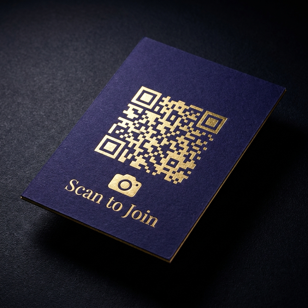 QR card 'Scan to Join'